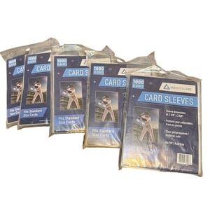 SEALED Invested Alliance Card Sleeves Bundle Lot of 5 Packs standard size Cards